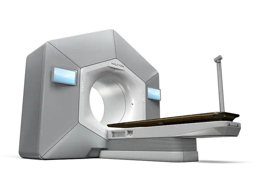 Halcyon radiotherapy system with couch