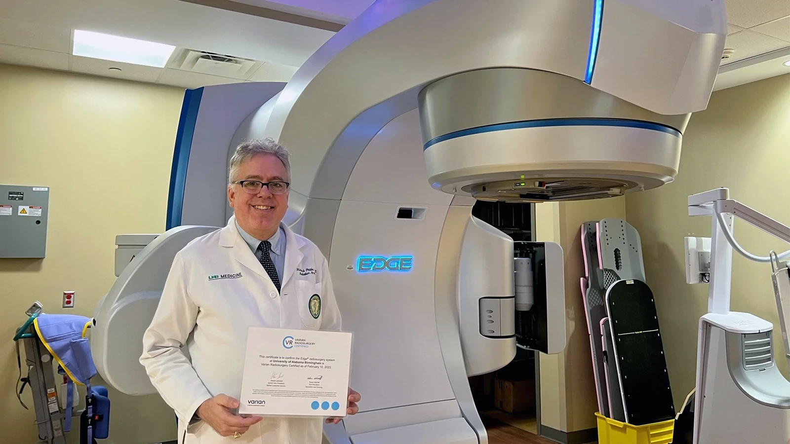 University of Alabama at Birmingham Becomes First Cancer Center to Receive Radiosurgery Certification Under Varian’s New Quality Assurance Program