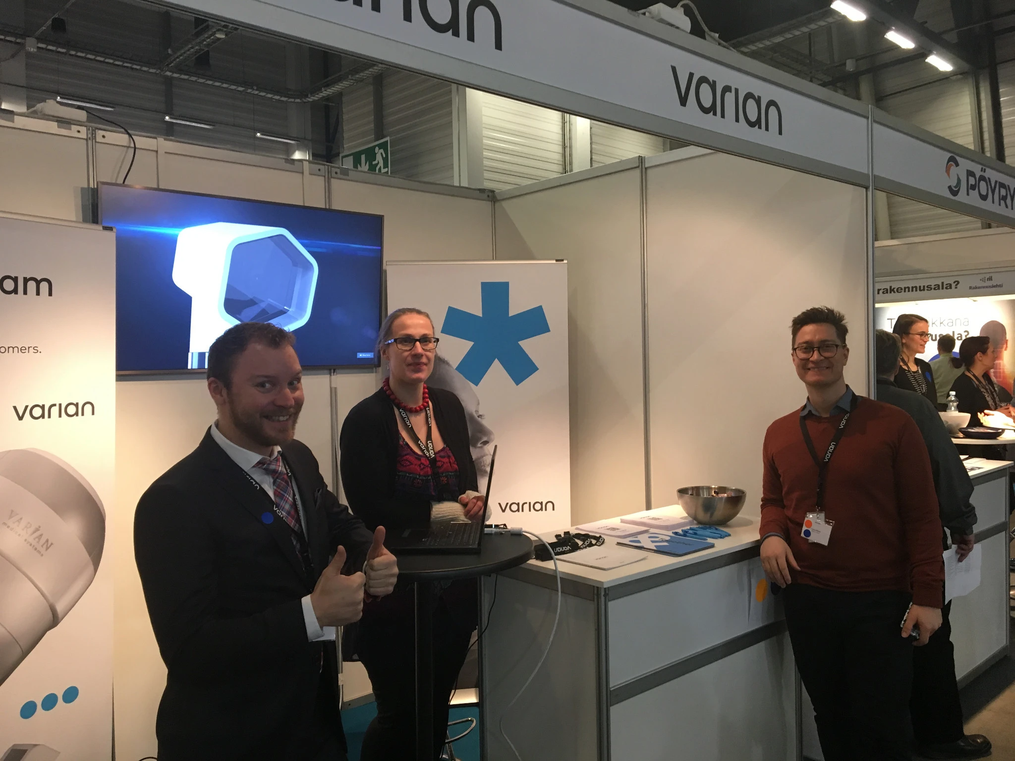 Varian Finland näyttävästi esillä Contact Forumissa